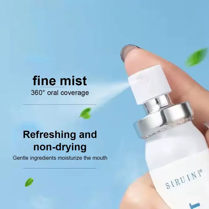 Spray rafraîchissant pour l'haleine avec ingrédients probiotiques, saveur fruitée, portable pour femme et homme, spray buccal pour nettoyage et fraîcheur