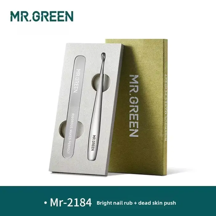 Lime à ongles en verre à double extrémité MR.GREEN – Polissage et façonnage entièrement lavables
