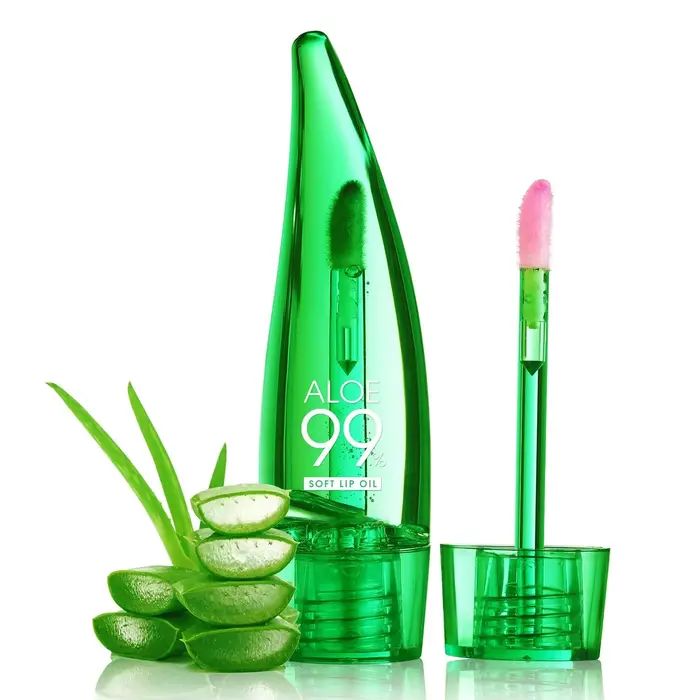 Brillant à lèvres à couleur changeante à l'aloe vera, huile hydratante pour les lèvres, brillance im