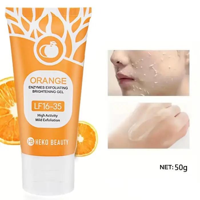 Gel exfoliant orange 50g, exfoliant, mort, élimination, nettoyage en profondeur, longue durée, hydra