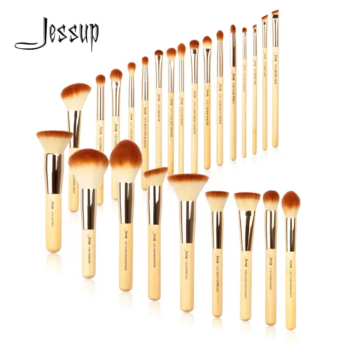 Jessup – ensemble de pinceaux de maquillage professionnels