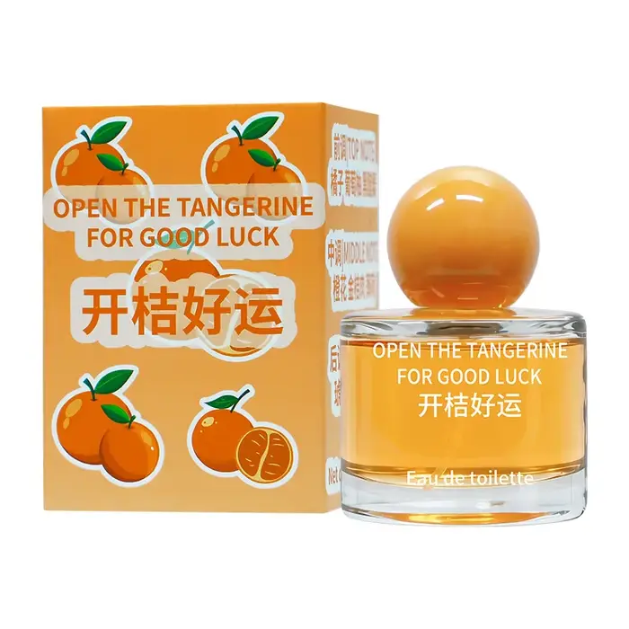 Spray de parfum floral fruité, senteur pêche et agrumes pour femme, brume parfumée légère et fraîche à l'orange, au lys, à l'iris, au vétiver, au citron et au musc
