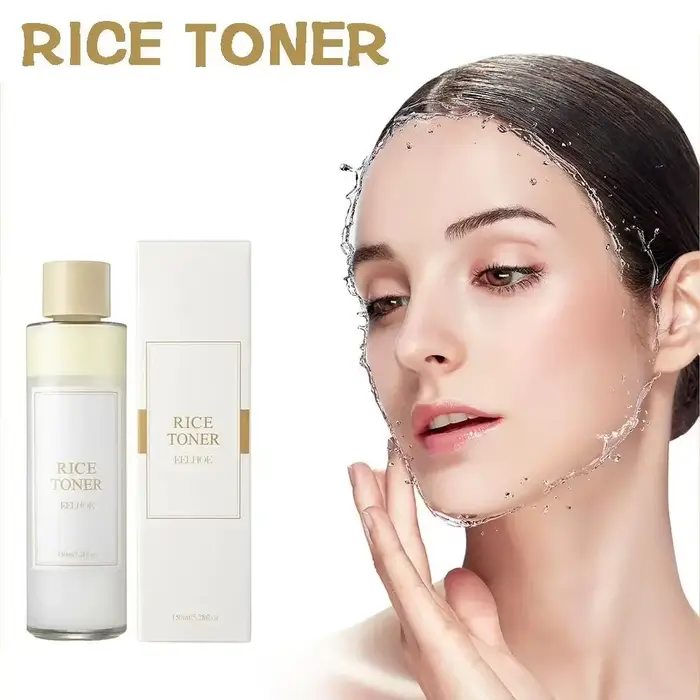 Toner pour le visage au riz, hydratant, éclaircissant, Lifting, nettoyant pour le visage en profonde
