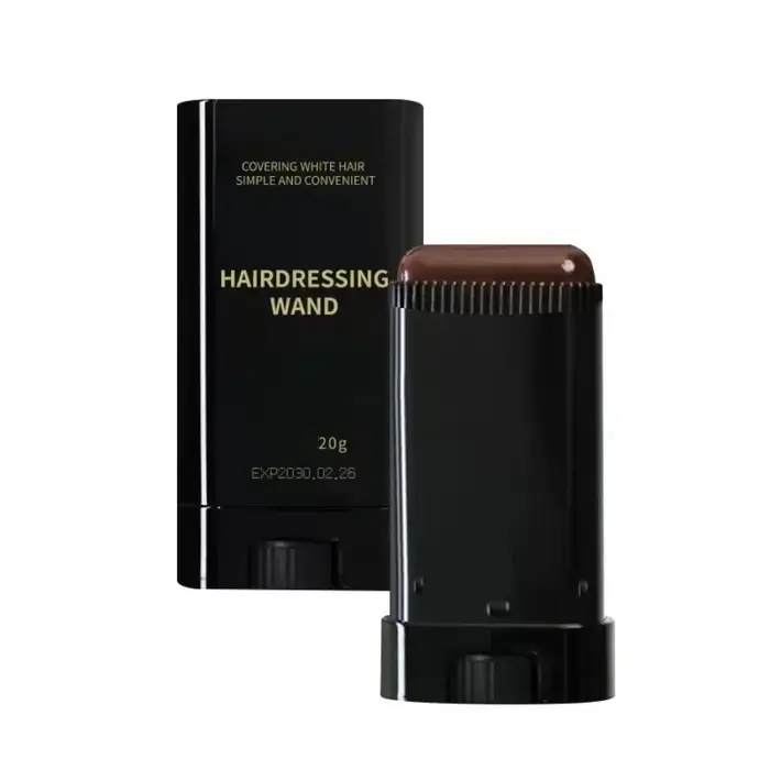 Nouveau peigne imperméable pour teinture capillaire, couleur noire, facile à utiliser, crème de coloration pour cheveux, résistant à la sueur, bâton pour couverture des cheveux gris