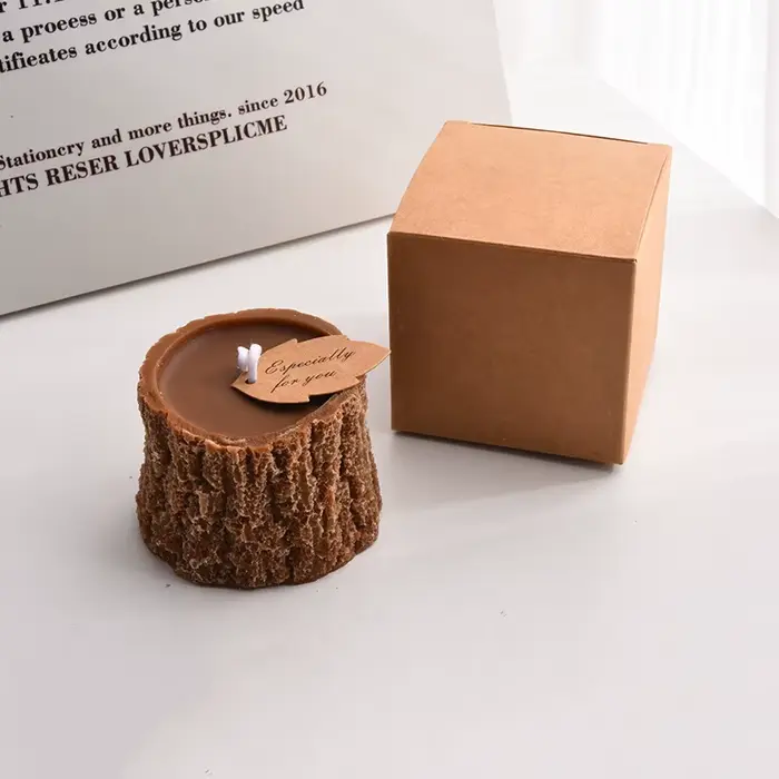 Bougie décorative parfumée, coffret cadeau, bougie d'aromathérapie pour fête de Table de vacances