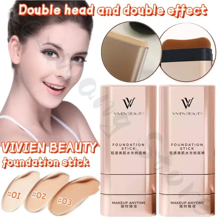 VIVIEN BEAUTY – bâton de fond de teint Double tête