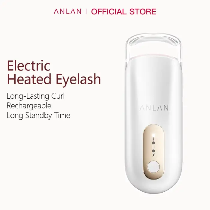 ANLAN Recourbe-cils électrique Large ouverture Rechargeable Rehaussement des cils jusqu'à 24 h Contr