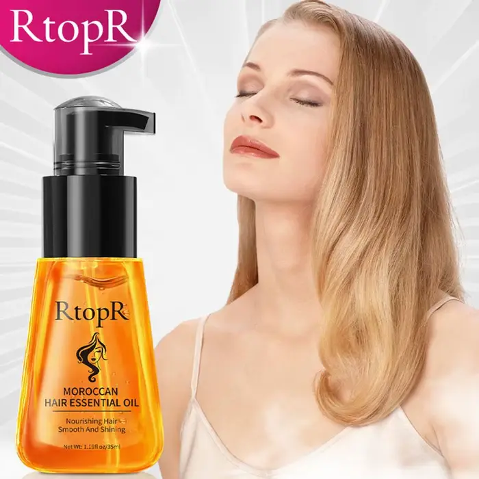Huile capillaire marocaine, réparation nourrissante, cheveux endommagés, améliore les cheveux fendus, élimine rugueux, traitement gras, soins capillaires, huile capillaire d'argan