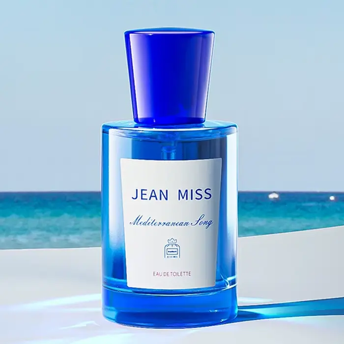 Parfum unisexe Brand Blue Méditerranéen, senteur fraîche et naturelle d'orange, de citron et de figue, eau de parfum fruitée longue durée en spray