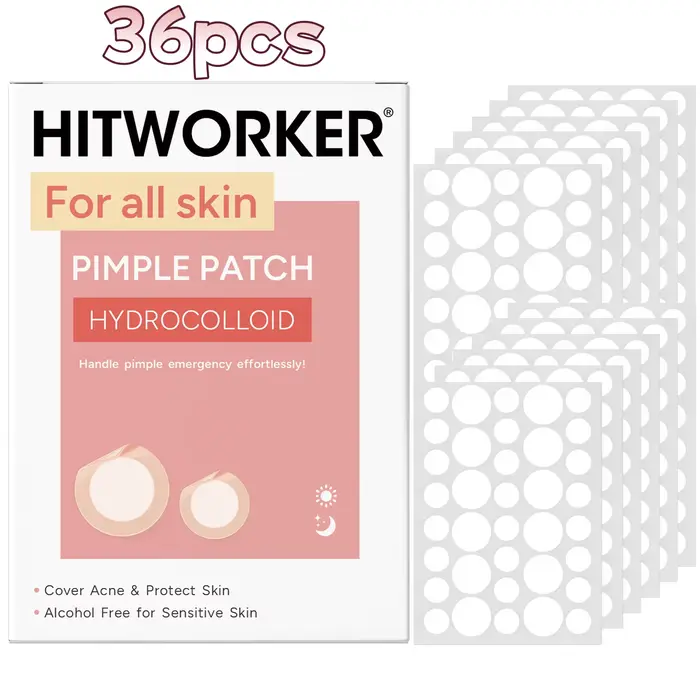 Patch anti-acné hydrocolloïde, sans alcool, doux et non irritant, patch anti-acné de haute qualité à