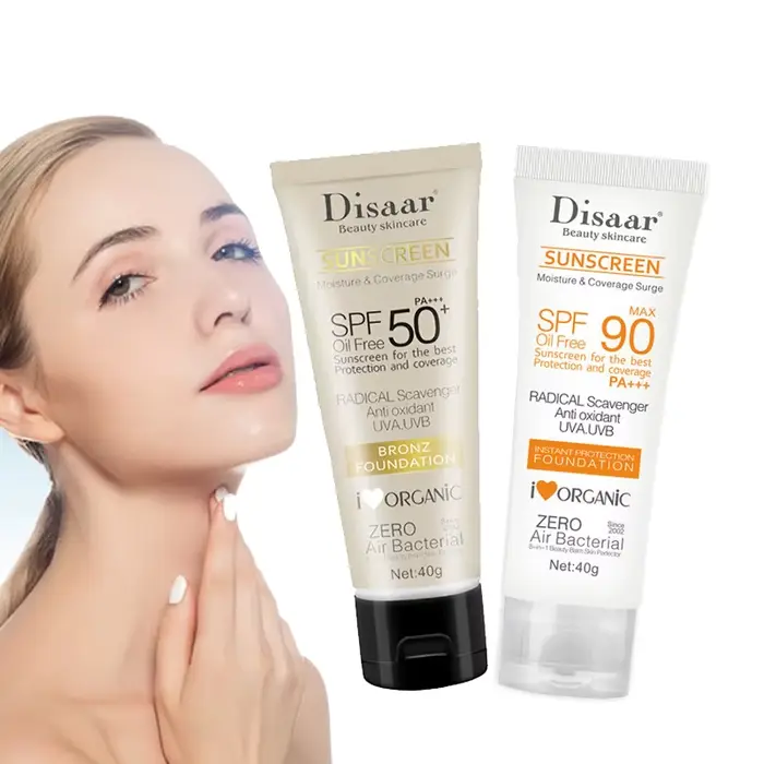 Crème solaire blanchissante pour le visage et le corps