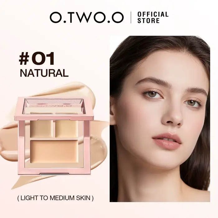 O.TWO.O crème anti-cernes liquide imperméable couverture complète correcteur longue durée cicatrices