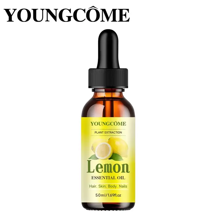 YOUNGCOME huile essentielle de citron naturel hydratant/supplément hydratant pour la peau adapté au visage huile essentielle Anti-rides pour le visage