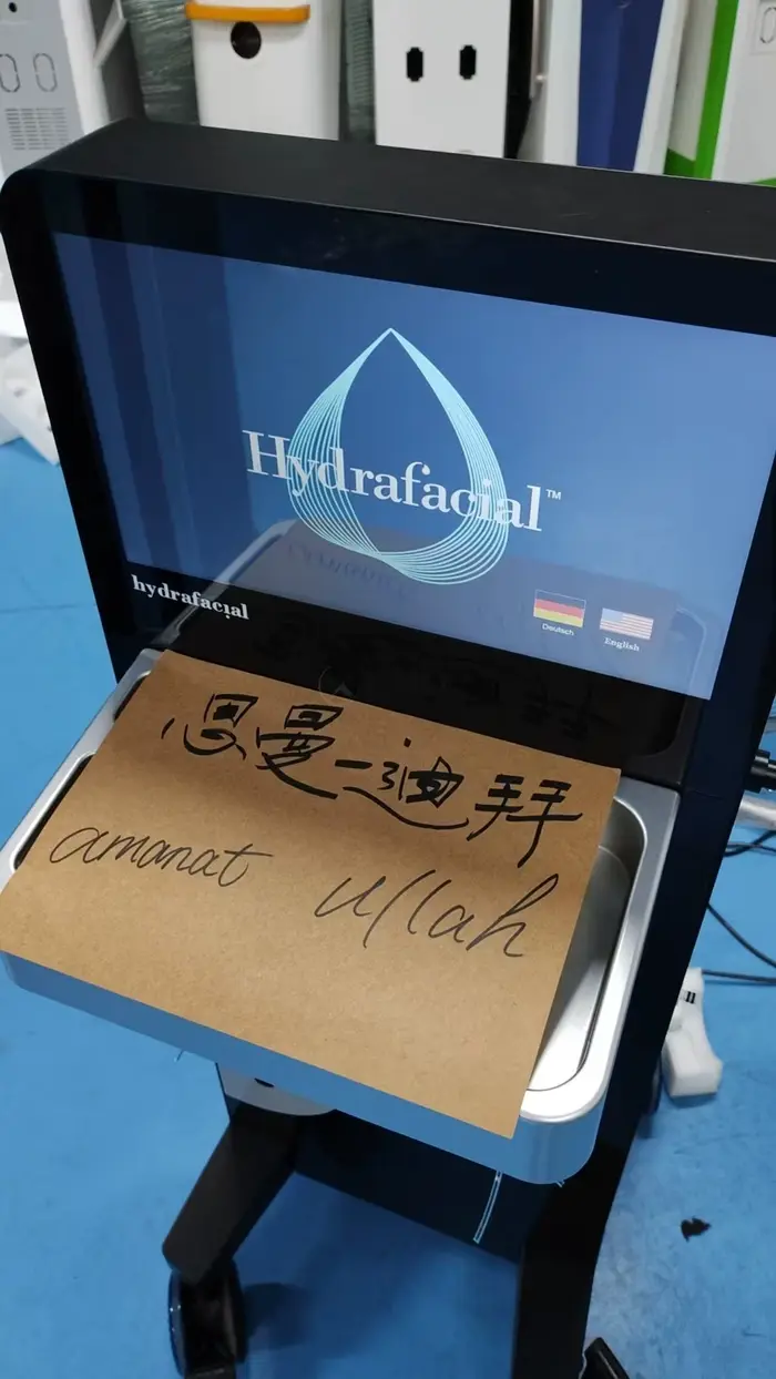 4IN1 Hydra oxygène visage diamant Dermabrasion Machine H2O2 Hydra blanchissant la Machine de beauté