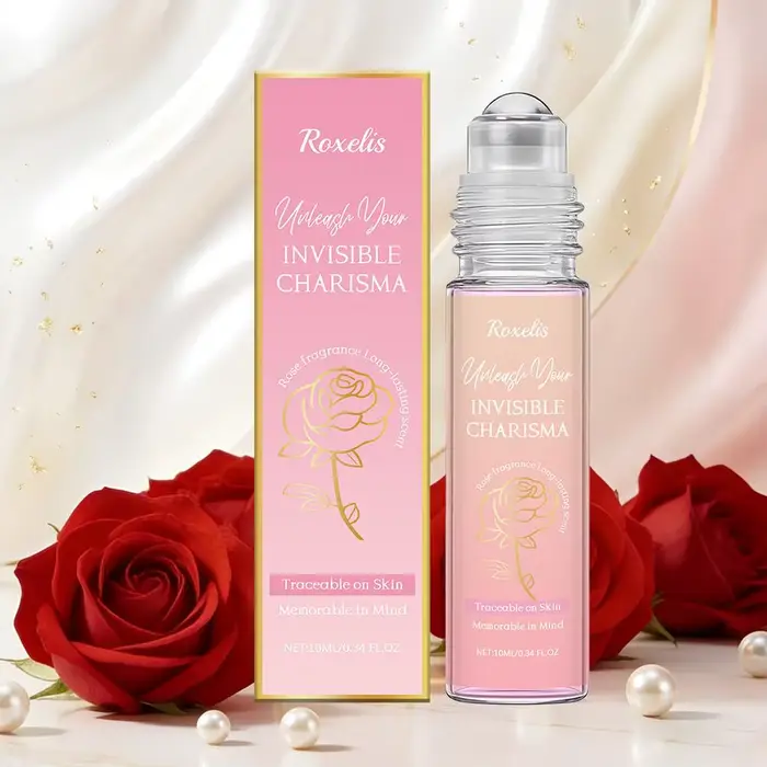 Parfum aux huiles essentielles et phéromones en roll-on