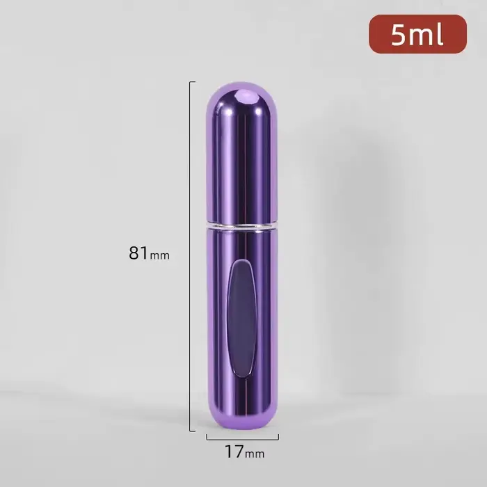 Bouteille de parfum rechargeable Portable de 5/10ml, avec vaporisateur, conteneurs cosmétiques, atom