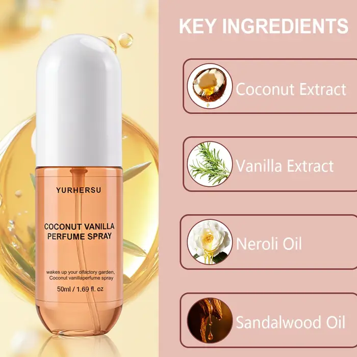 Spray parfumé Vanille Coco pour femme