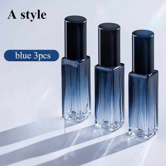 Flacon pulvérisateur de Parfum vide en verre de haute qualité, 3 pièces, 5ml, 10ml, atomiseur de Parfum, bouteille cosmétique de voyage, flacons d'échantillon rechargeables, Mini