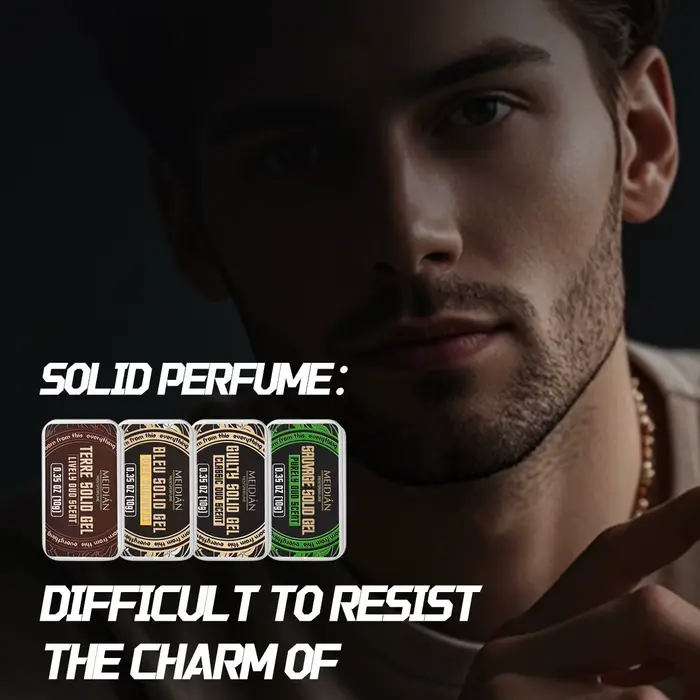 Pack de 4 Colognes solides pour hommes 0