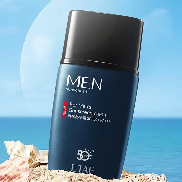Crème solaire SPF 50 pour le visage pour hommes