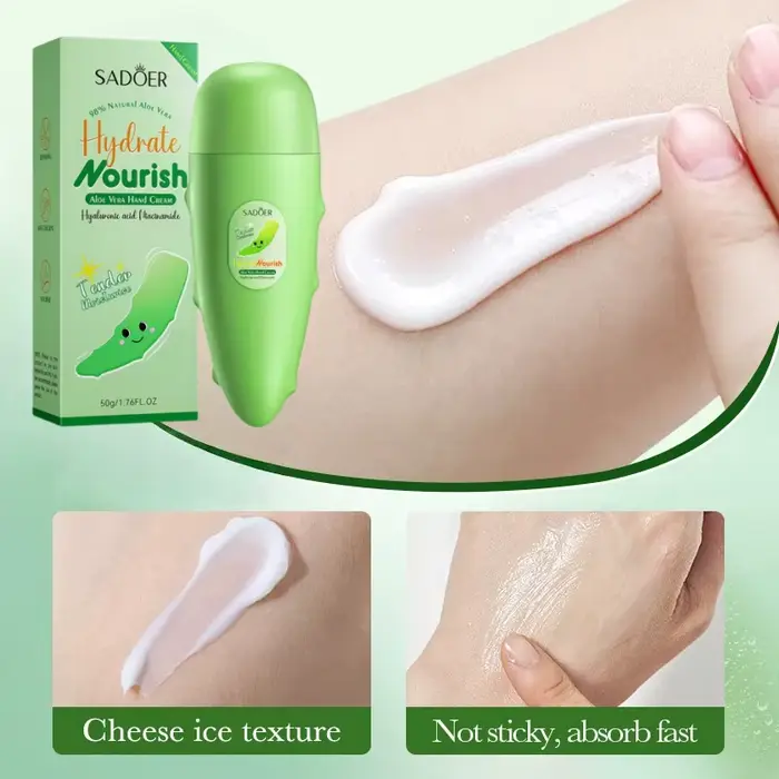 Crème pour les mains à l'aloe vera 50g