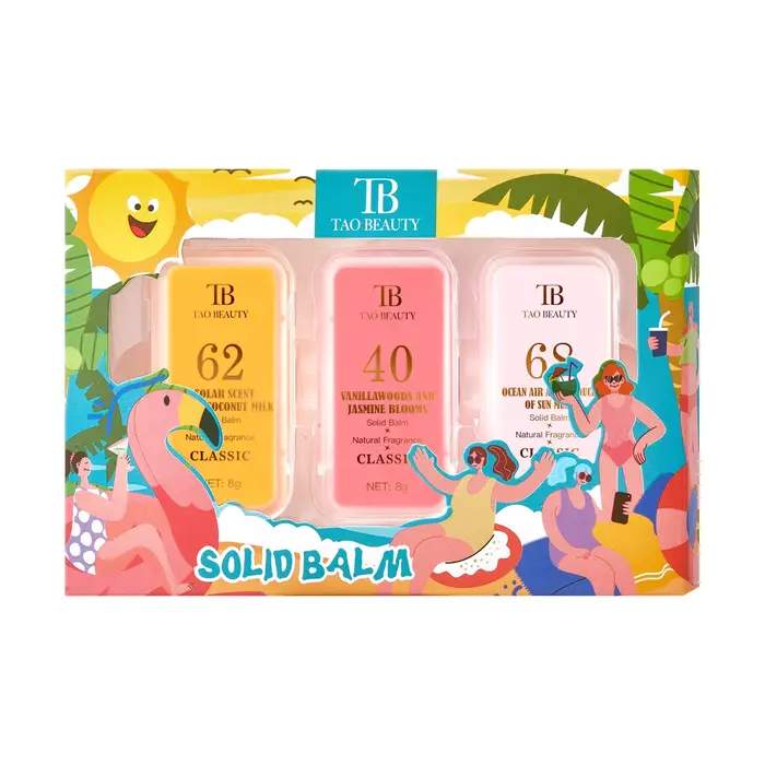 Parfum solide d'été, rafraîchissant