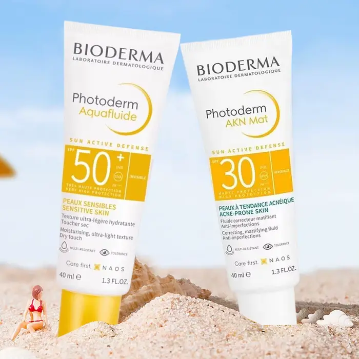 Crème solaire BIODERMA SPF50 – Légère et non grasse pour tous types de peaux