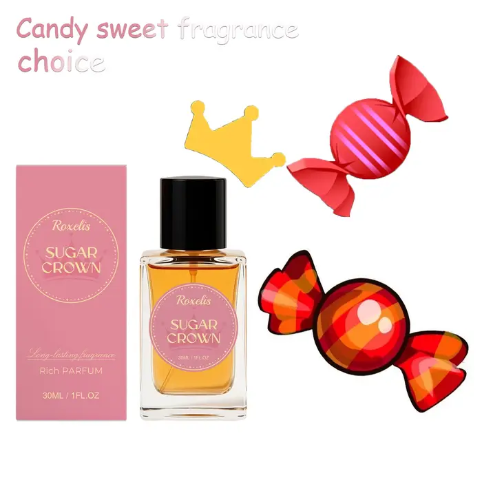 Roxelis 30ml Parfum Sucré Couronne Parfumée Naturelle Longue Durée Arôme Niche Élégant Portable Idéal pour les Rendez-vous