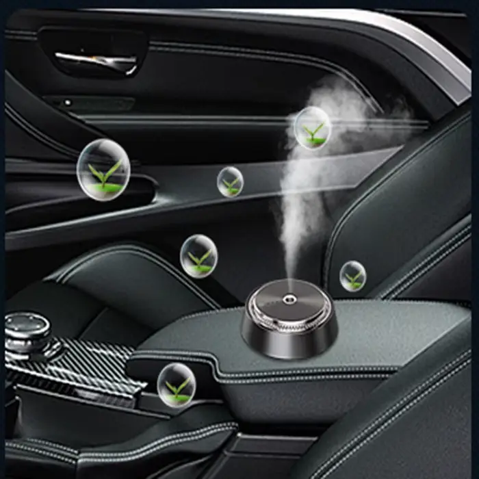 Diffuseur d'air électrique automatique, désodorisant de voiture, humidificateur de ventilation de voiture, brume d'huile de Grain de bois, parfum d'aromathérapie