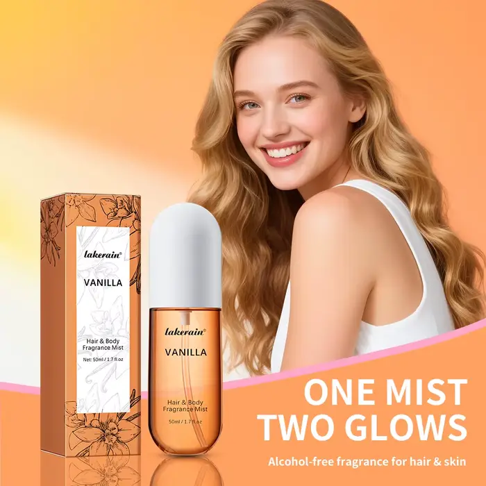 Spray parfumé à la vanille et à la rose 50 ml
