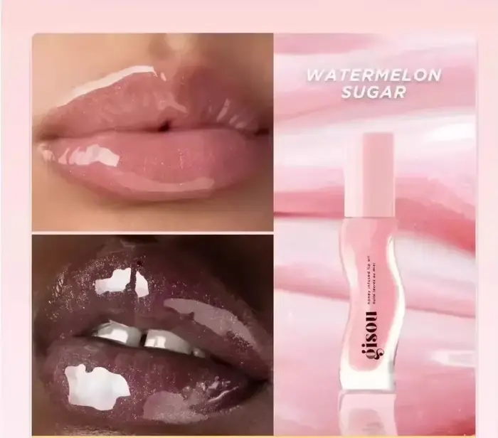 Gisou pastèque fraise Essence huile pour les lèvres rouge à lèvres longue durée hydratant réduire le