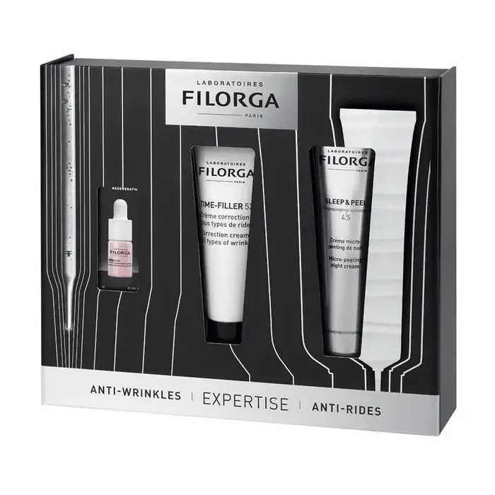Filorga Time Filler Crème 30 ml + Sleep Pell 40 ml Coffret 3 Pièces