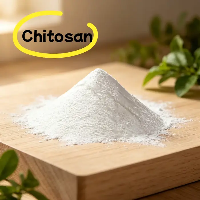 Chitine déacétylée soluble dans l'eau à 99 % de pureté, matière première hydratante pour les soins d