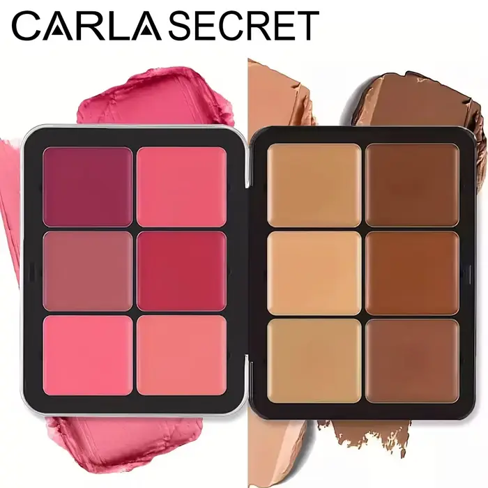 Palette de correcteurs et de fard à joues 12 couleurs