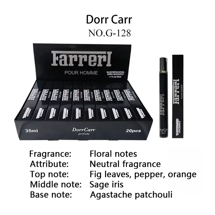Parfum de vente chaude libère charme 35ml parfum portable longue durée pour hommes et femmes
