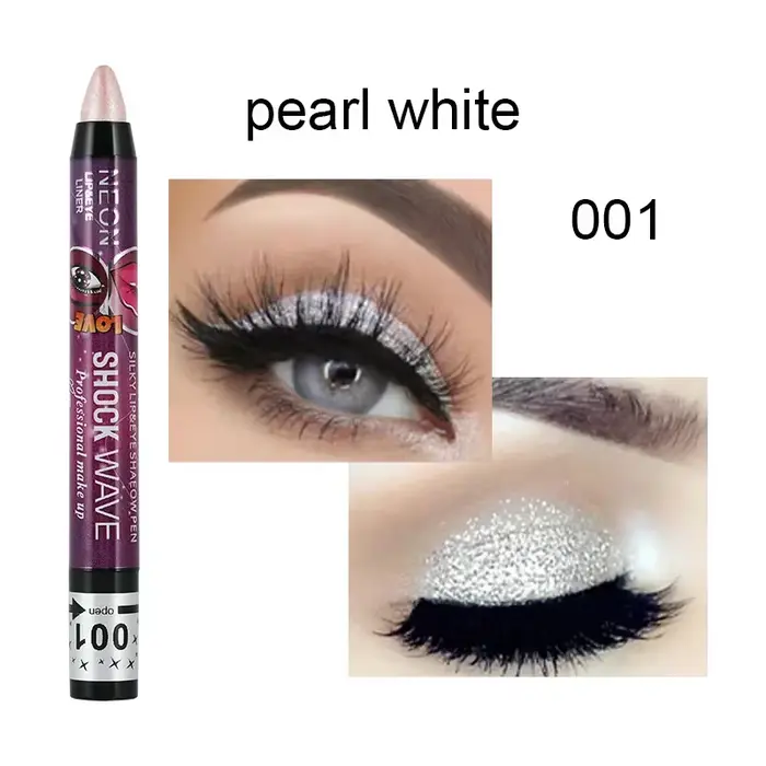 Bâton d'ombre à barrage 2 en 1, stylo fard à barrage, crayon de maquillage, rouge à lèvres, imperméa