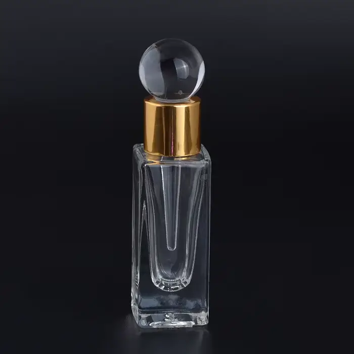 Bouteille de parfum Mini 7ml, huile essentielle Attar Oud, bouteille en verre avec bouchon en verre,