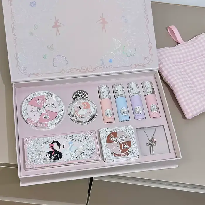Kit de maquillage NICEKEY comprenant 4 gloss mats