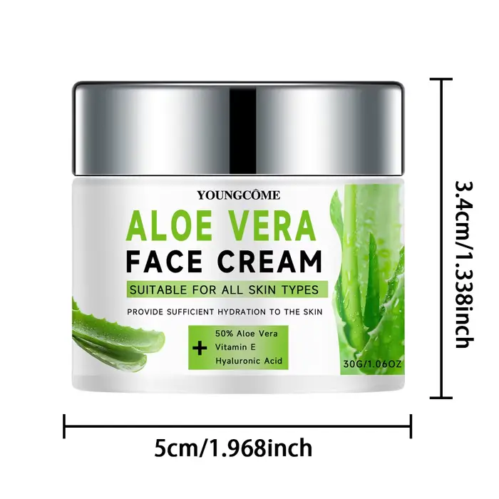 Aloe Vera hydratant visage Anti-rides vieillissement fouetté soin de la peau hydratant rétrécit les Pores plus lisses et plus d'apparence jeune