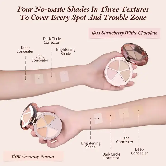 [NOUVEAU] Palette de correcteurs 4 couleurs Flower Knows The Sweetie Bear Collection