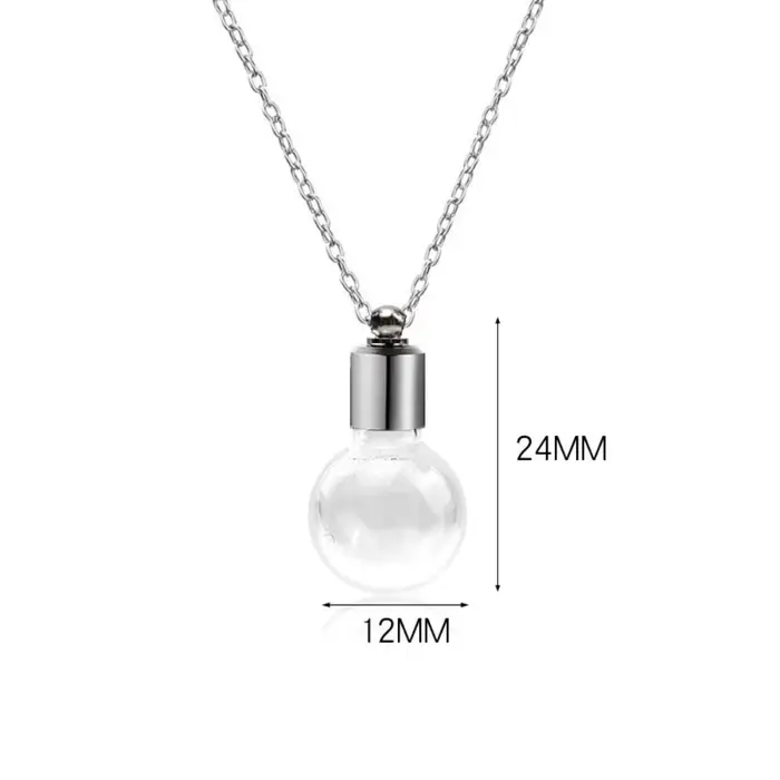 Collier avec Pendentif en Forme de Bouteille de sexuellement, Bijou Diffuseur d'Huile Essentielle en