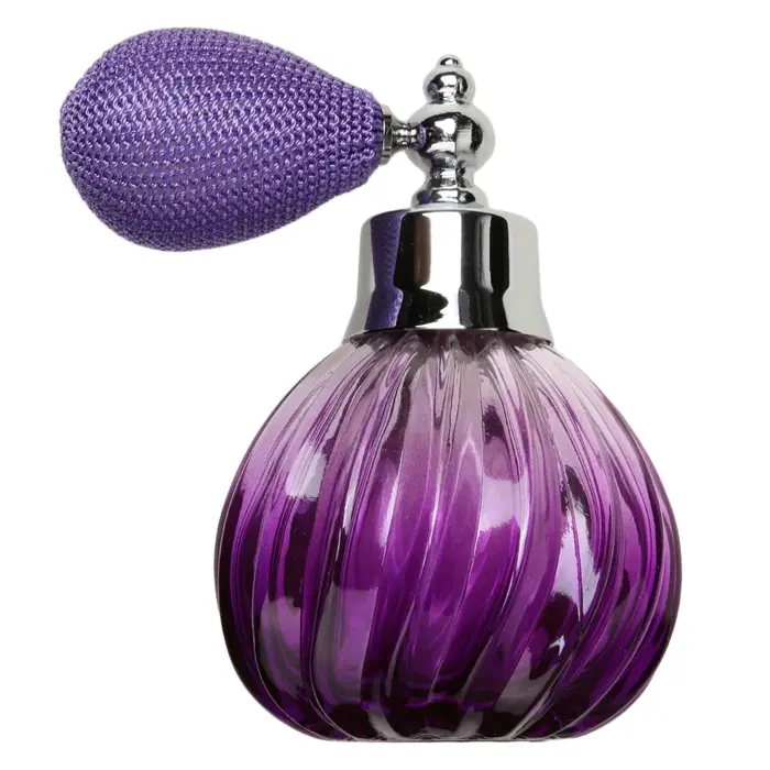 Bouteille de parfum Vintage élégante en verre de cristal, Spray pour dames, accessoires de mode