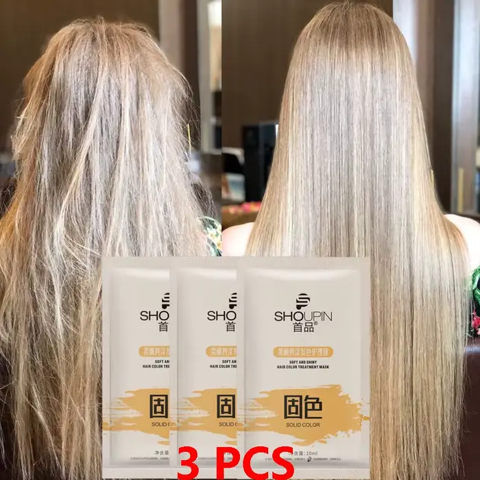 Agent de décoloration capillaire naturel et professionnel pour cheveux teints ou décolorés, soin éclaircissant et hydratant non irritant, fixateur de couleur et anti-pointes fourchues