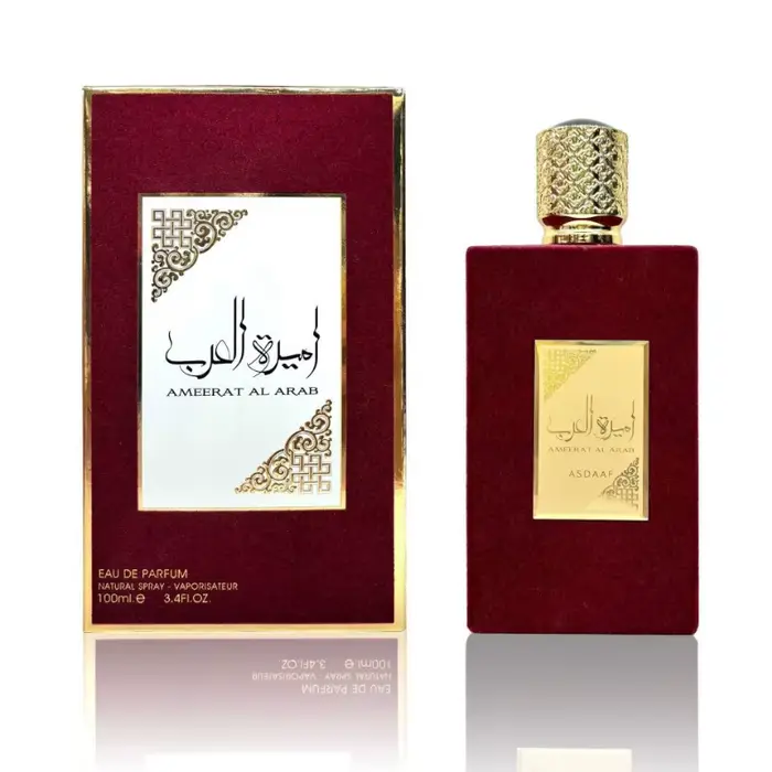 Bouteille de velours rouge, parfum de princesse arabe, parfum de luxe pour unisexe, parfum glamour e