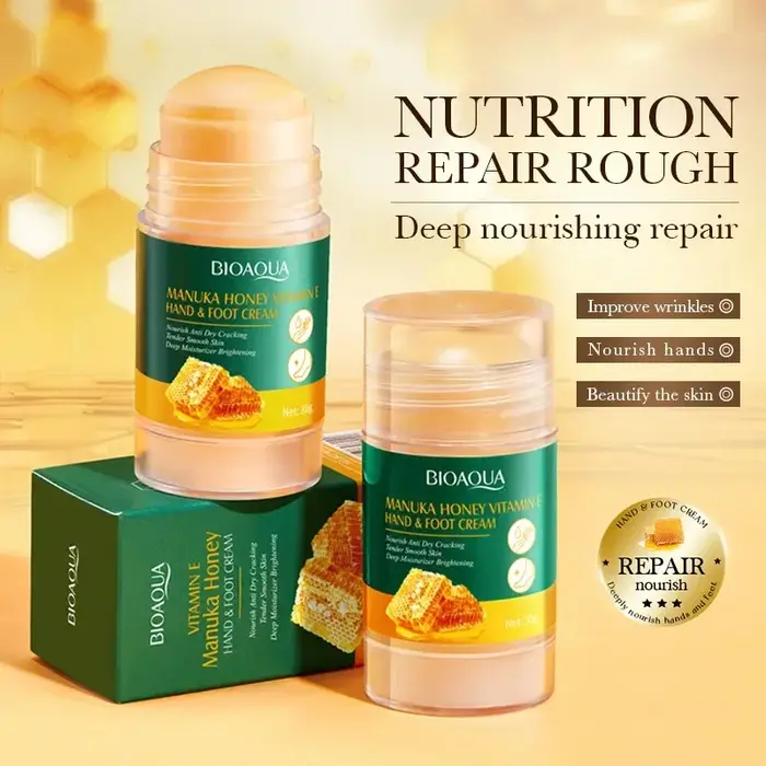 30g de crème pour les mains et les pieds qui nourrissent en profondeur la peau sèche et gercée