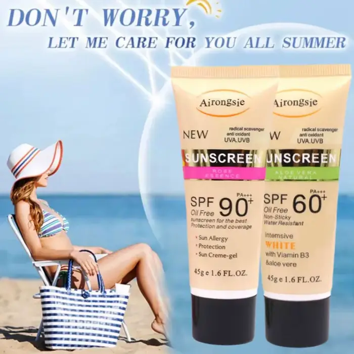 Crème solaire visage corps