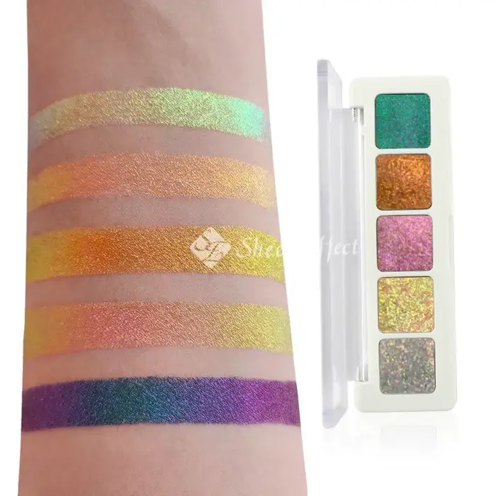 Sheeneffect-Palette de fards à barrage caméléon multichromes