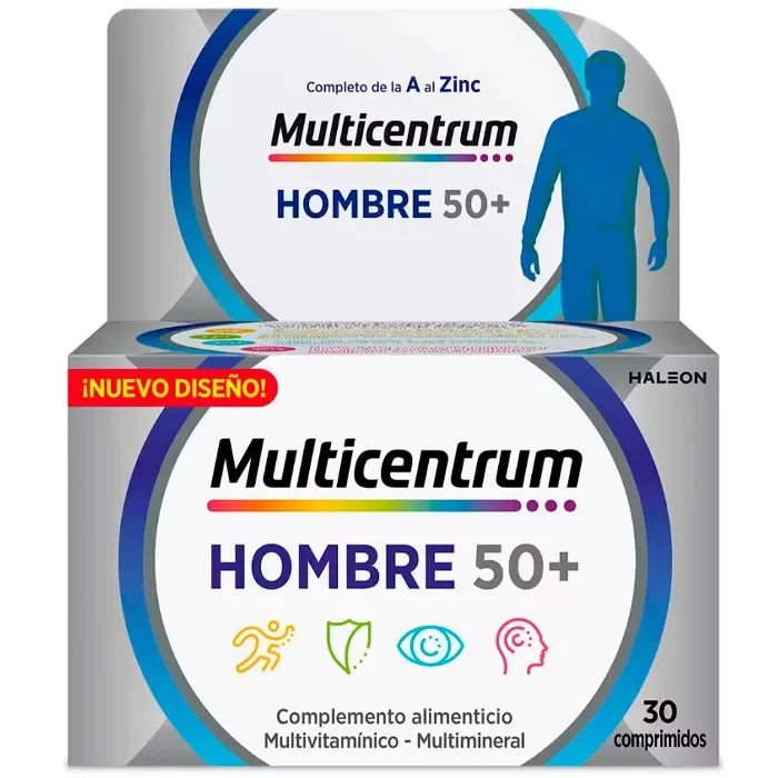 Multicentrum Homme  50+ 30 Comprimés