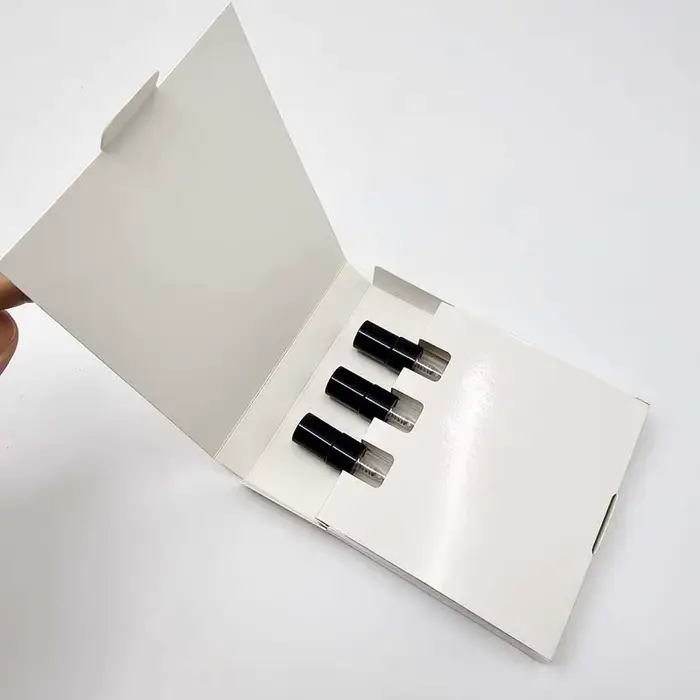 Bouteille de parfum de 10ml avec boîte, boîte de 3 paquets pour Mini bouteilles en verre de pulvéris