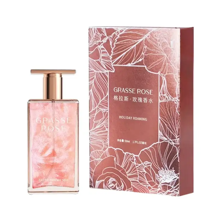 Grasse Rose – Parfum longue durée, 50Ml, Eau De Toilette, brume De Parfum pour femmes, adapté à un u
